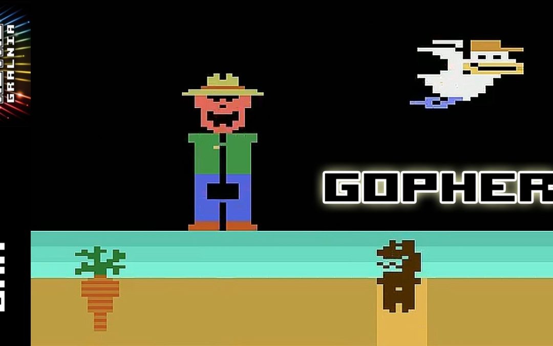[Gra] Gopher aka Farmer Jan – RetroGaming – Atari 2600 – Rambo – RG#51