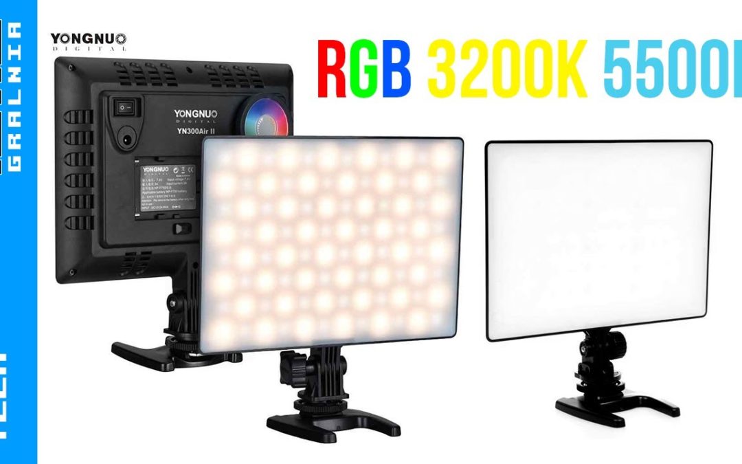 💡 Lampy YN300 AIR / YN300 AIR II RGB – Niedrogie lampy LED