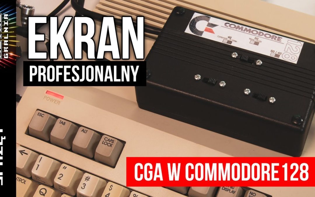 📺 Wysoka rozdzielczość i tryb CGA z Commodore 128 – Na telewizorze!