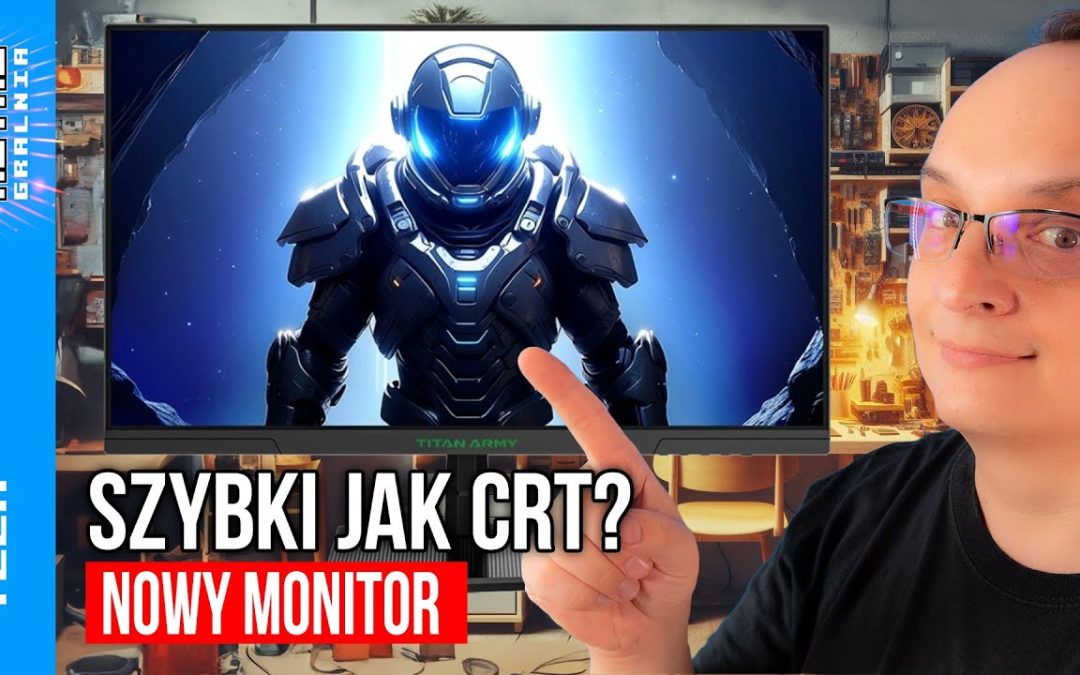 🖥️ Monitor 240 Hz w służbie retro – TITAN ARMY P2510S od Geekbuying PL