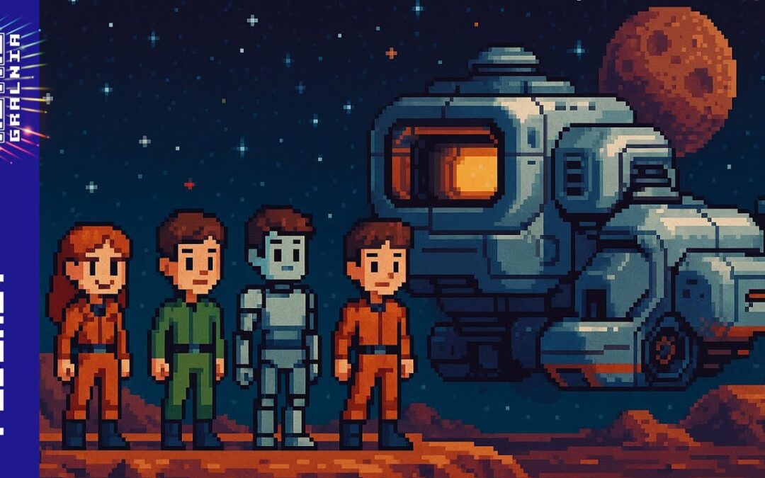 🎙️Borg Z Marszu #8 – Moje retro książki – kosmos, roboty i magia!